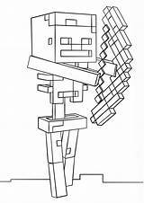 Minecraft Enderman Ausmalbilder Bow Arrow Mutant майнкрафт Coloriage Pintar Dorf Pistool Youngandtae бесплатно раскраски картинок Archer Squelette Mewarn11 Malvorlagen Raskraski sketch template