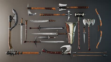 medieval weapons kit  weapons ue marketplace