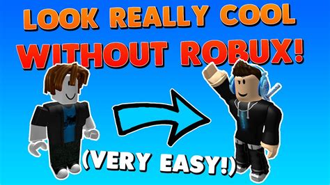 How To Make An Awesome Avatar Without Robux How To Look