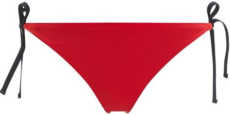 Tommy Hilfiger Cheeky Side Tie Bikini Bottoms Primary Red Ab 22 99