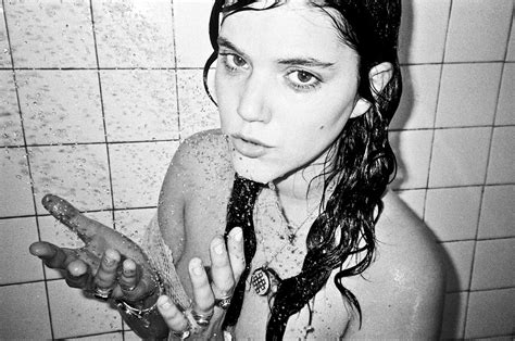 soko in her friend s bathroom shot by shelby duncan in