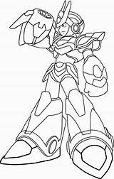 Megaman X6 sketch template