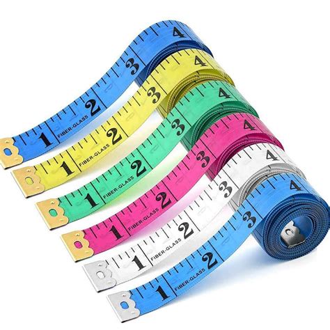 inches double scale soft tape measure flexible measuring tape ruler