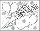 Coloring Years Pages Printable Year Eve Old Getcolorings Color Print Happy sketch template