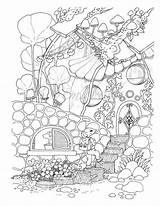 Pages Coloriage Coloring Town Nice Little Book Adult Printable Pdf Maison Etsy Disney Color Colouring Kolorowanki Fantasy Books Dessin Sheets sketch template