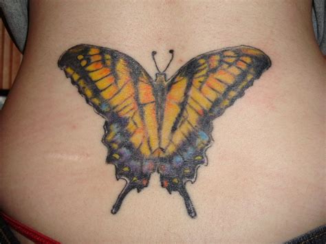 Tattoos Back Tattoos Lower Back Butterfly Tattoo Design
