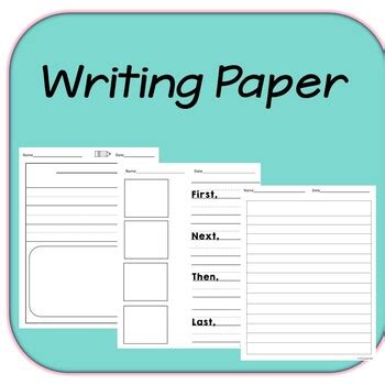 writing paper   rodz class teachers pay teachers