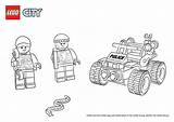 Coloring Police City Pages Lego Atv Printable Book Car Patrol Wars Star Rocks Print Sheets sketch template