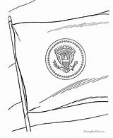 Patriotic Coloring Pages Flag Symbols sketch template