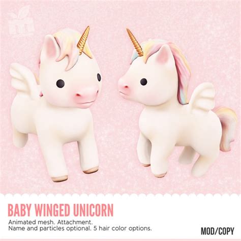 life marketplace mishmish baby winged unicorn pink boxed