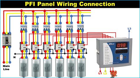 pfi panel wiring diagram power factor improvement pfi panel circuit