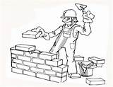 Construction Coloring Clipart Worker Pages Build Wall Lego Colouring Builders Kids Worksheets Builds Cartoon Cliparts Clipground Abs Für Site Color sketch template