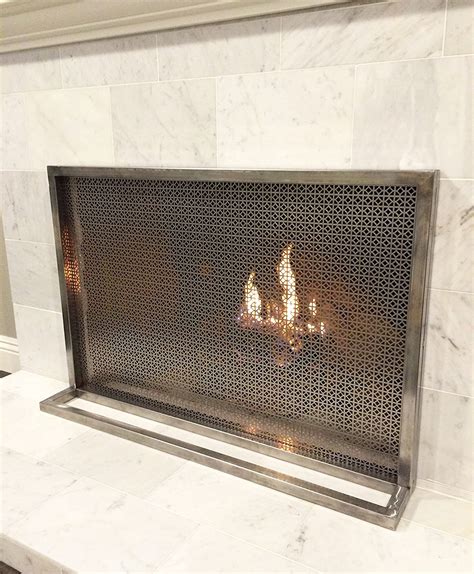 Contemporary Modern Fireplace Screens I Am Chris