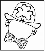 Coloring Leprechaun Face Patrick St Pages Patricks Draw Print Saint Clipart Drawings Cartoon Printable Cliparts Kids Colouring Color Drawing Faces sketch template