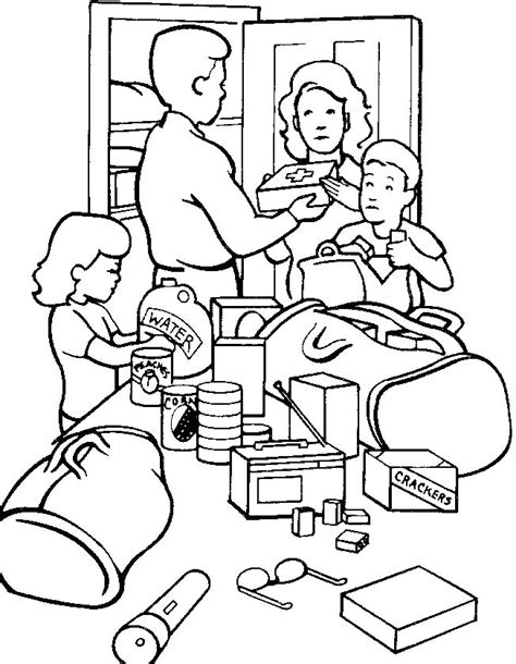 family coloring sheet earth science week