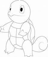 Squirtle Lineart Coloring Sketch sketch template