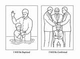 Baptism Confirmation Lds Baptized Confirmed Nursery Will Primary Manual Library Mormon Boy Being sketch template