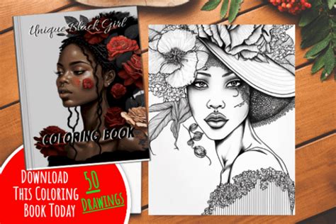 melanin coloring pages designs illustrations