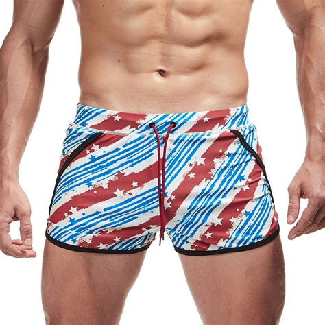 buy aimpact mens swim trunks quick dry swimwear sexy short shorts with