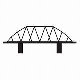 Bridge Puente Icono Trazo Svg Noun Golpe Vexels sketch template