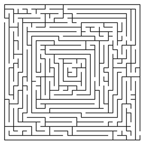 hard mazes  coloring pages  kids