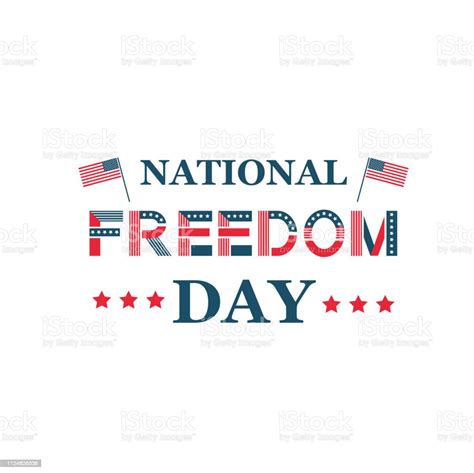 Vector Illustration Of National Freedom Day Poster For Celebration