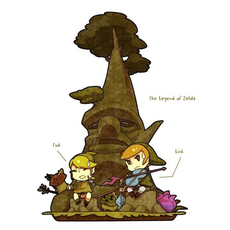 ゼルダの伝説 えんそうかい がるぼ とはら のイラスト Zelda Characters Wind