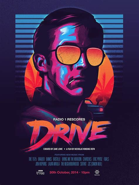 drive poster  synthwave drive  poster drive poster  posters