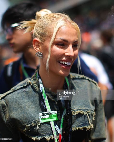 Jessica Goicoechea Is See Ont He Grid During The F1 Grand Prix Of