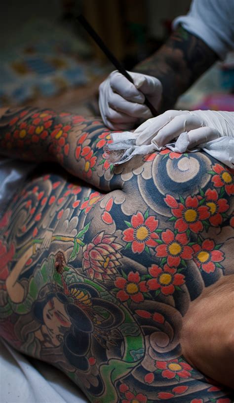 hand tattooed irezumi masterpieces