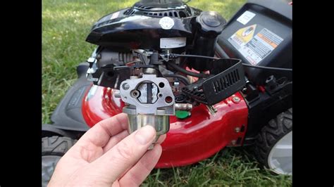 sears craftsman lawn mower kohler courage engine cleaning carburetor