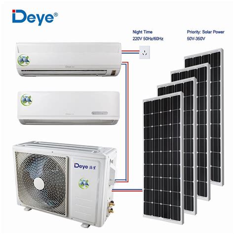 btu solar air conditioner  grid acdc dual power china solar air conditioner