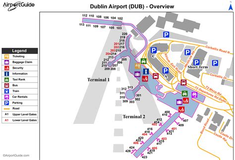 airport maps charts diagrams dublin airport eidw dub airport