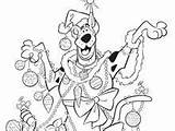 Scooby Doo Christmas Coloring Pages Colouring Kids Printable Color Drawing Getcolorings Looney Tunes Halloween sketch template