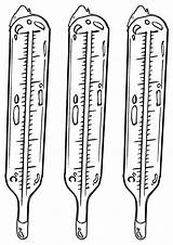 Thermometer Coloring Pages sketch template