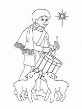Drummer Boy Little Coloring Clipart Pages Two Lambs Printables Christmas Boys Cliparts Clipground Hubpages Library Choose Board Sketch sketch template