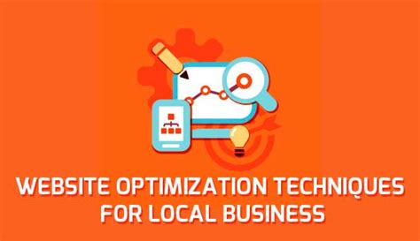 website optimization techniques  local business