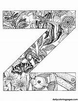 Coloring Pages Alphabet Colouring sketch template