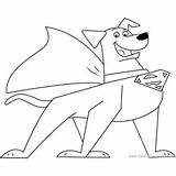Krypto Coloring Pages Coloringpages101 sketch template