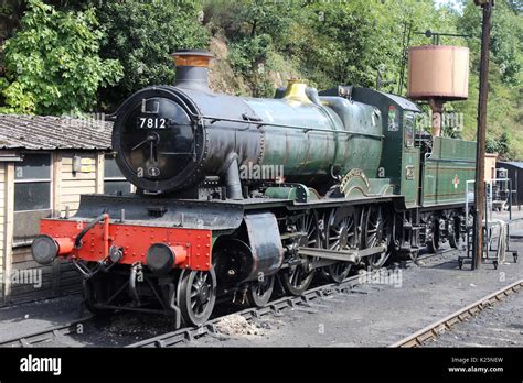 preserved manor class steam locomotive number  erlestoke manor   bewdley