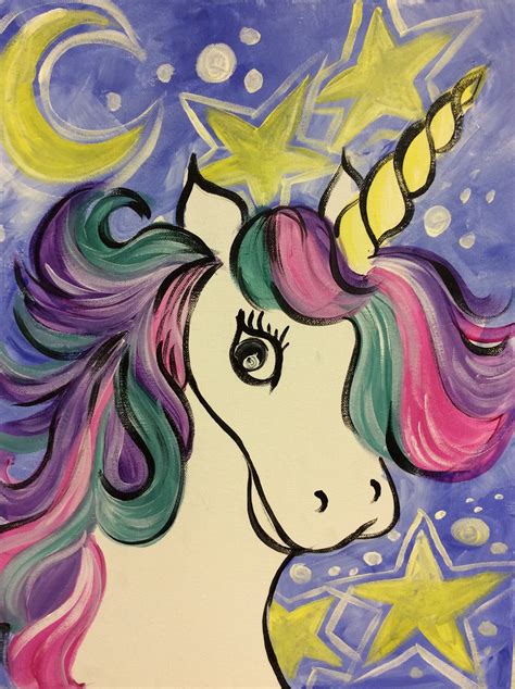 unicorn painting  kids  paintingvalleycom explore collection