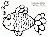 Fish Rainbow Coloring Template Printable Comments sketch template