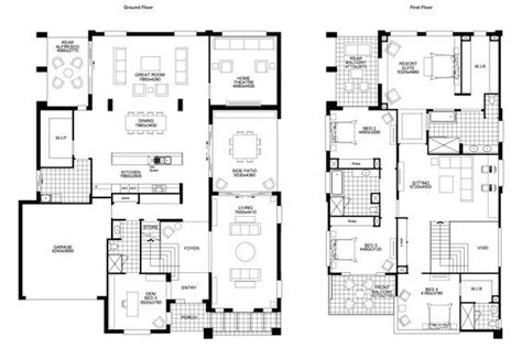 floor plan friday big double storey   bedrooms double story house double storey house