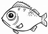 Fish Drawing Drawings Kids Pencil Easy Line Coloring Simple Sketch Cliparts Sketches Clipart Pages Tropical Cartoon Bass Perch Baby Library sketch template