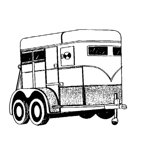 cattle truck pages coloring pages
