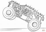 Monster Truck Coloring Max sketch template