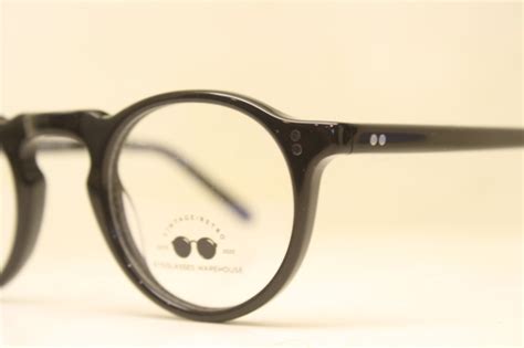 black retro horn rim glasses p3 frames 1960s vintage style eyewear