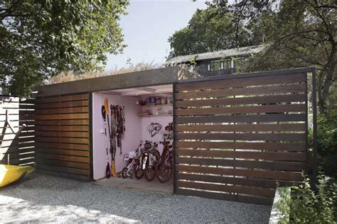 architect visit  stylish garden shed   secret