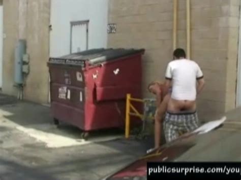 Outdoor Sex Behind A Trash Container Free Porn Videos