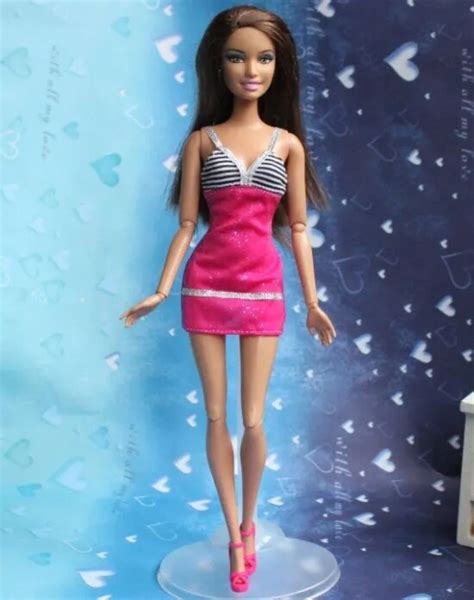 new sexy casual fashion dress clothes gown for barbie dolls free